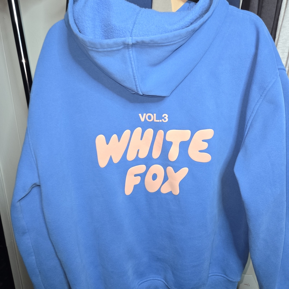 White Fox Boutique Blue Hoodie - Picture 2 of 3